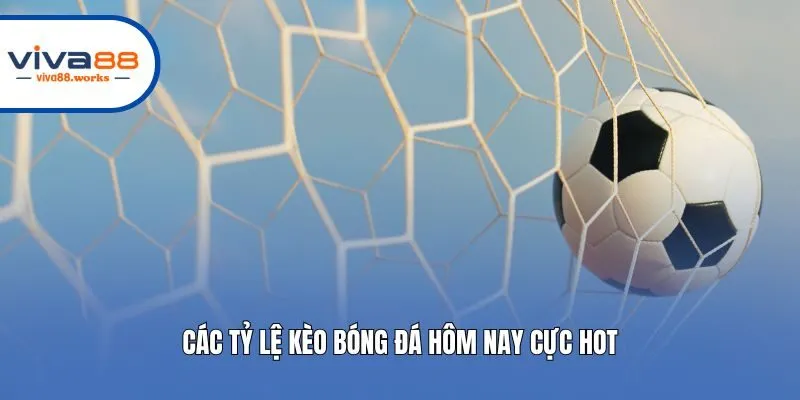 Các tỷ lệ kèo bóng đá hôm nay cực hot
